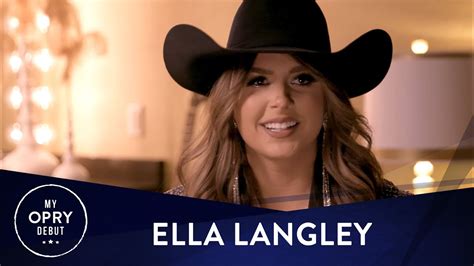 Ella Langley My Opry Debut Youtube