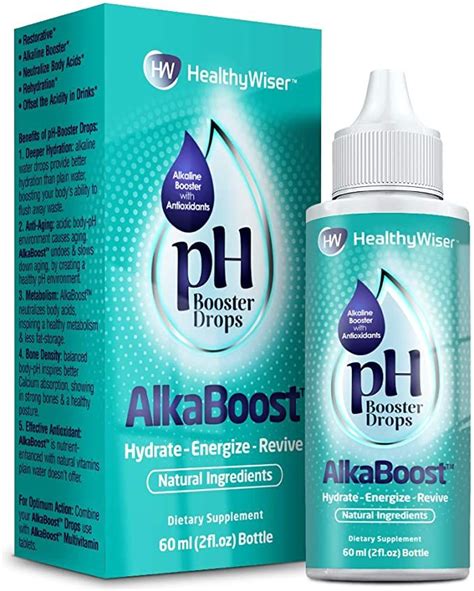 Alkaline Water pH Booster Drops + Natural Vitamins