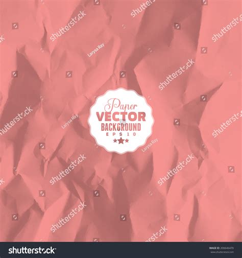 Texture Crumpled Paper Vector Illustration Stock Vector Royalty Free