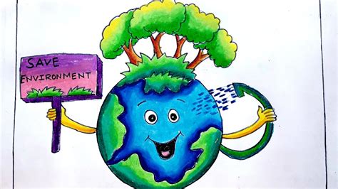 World Environment Day Drawinghow To Draw World Environment Dayhow To