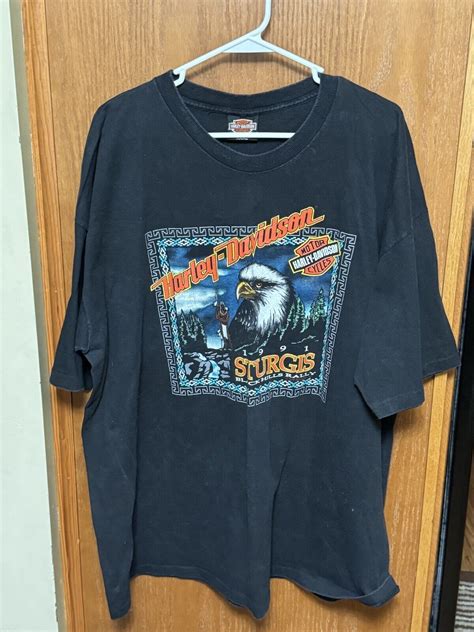 Mens Vintage Harley Davidson Sturgis Tshirt Gem