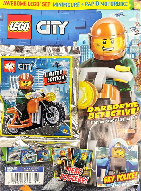 Lego City Magazine Issue 32 Motorbike And Minifigure The Brick Post