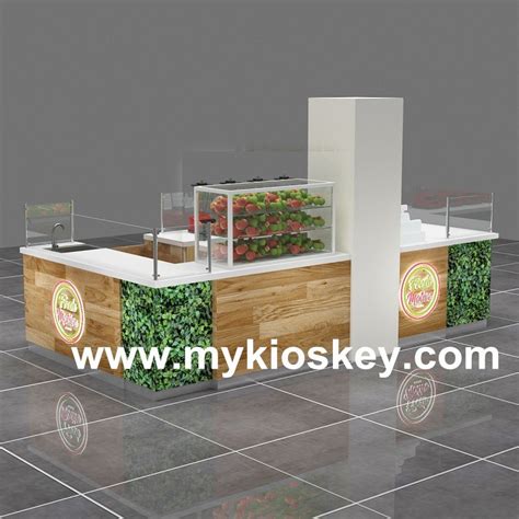 Hot Summer Fresh Fruit Juice Bar Kiosk Design With Bar Counter Smoothie