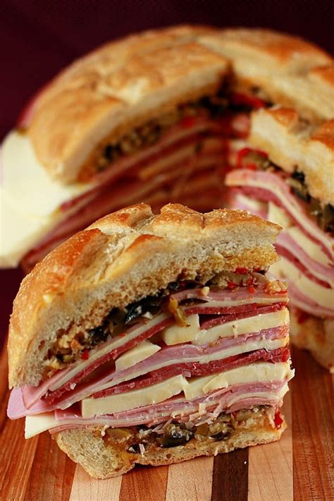 Muffaletta Sandwich Recipe Celebration Generation