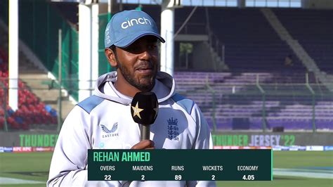 Rehan Ahmed Interview Pakistan Vs England 3rd Test Day 2 Pcb