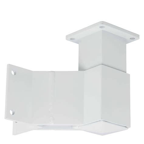 51WT-FBC2 Fascia Bracket - Outside 90 Degree Corner - White