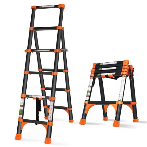 Buy Telescoping Ladder A Frame Aluminum Telescopic Ladder With One