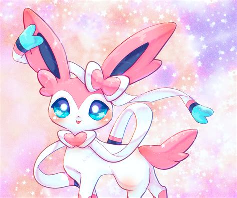 Download Be Amazed By This Adorable Cute Sylveon Wallpaper