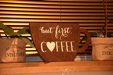 Coffee Sign Kitchen Wall Art Coffee Lover Gift Kitchen | Etsy