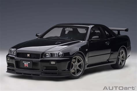 Nissan Skyline Gt R R34 2001 V Spec Ii Black Pearl Composite Model