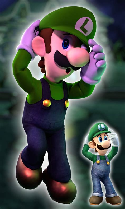 Brawl Render Remake: Luigi by MegaMario2001 on DeviantArt