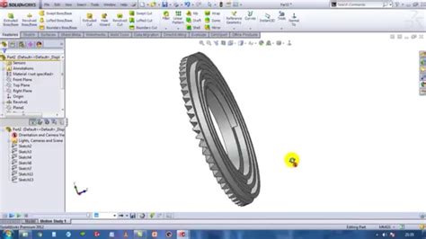 Solidworks Tutorial 17 How To Create Sketch 3jaw Chuck Part No 2