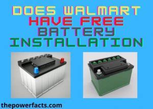 Does Walmart Have Free Battery Installation (Car Batteries at Walmart ...