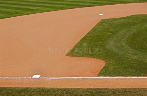 Baseball Infield Grass Dirt Bases Stock Photo - Image: 16710164