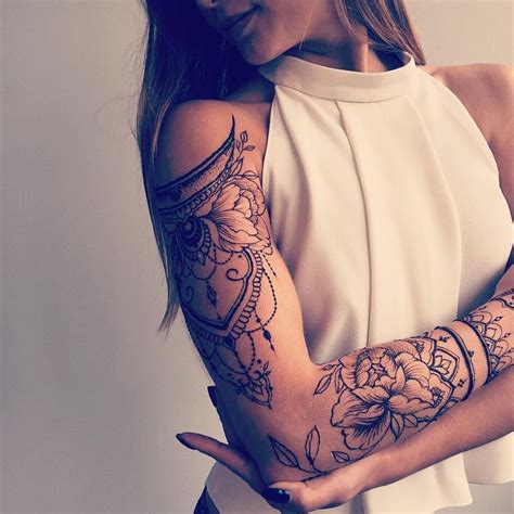 29 best Henna Half Sleeve Tattoo Ideas images on Pinterest | Tattoo ...