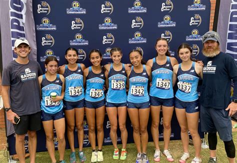 Saugus and West Ranch girls' cross-country compete at the CIF finals