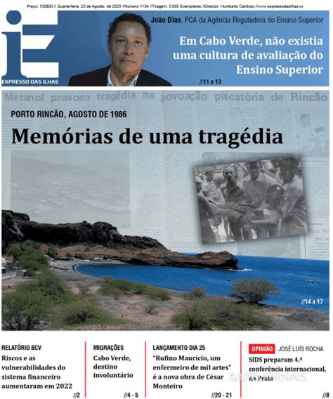 Expresso Das Ilhas 23 Ago 2023 Jornais E Revistas SAPO Pt