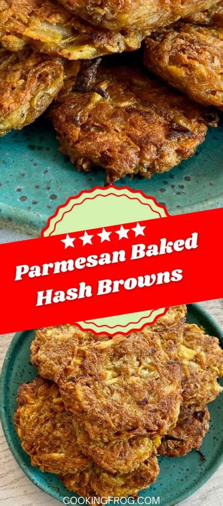 Parmesan Baked Hash Browns Recipe Cooking Frog