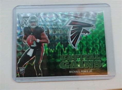 Panini Mosaic Capital Gains Silver Prizm Michael Penix Jr