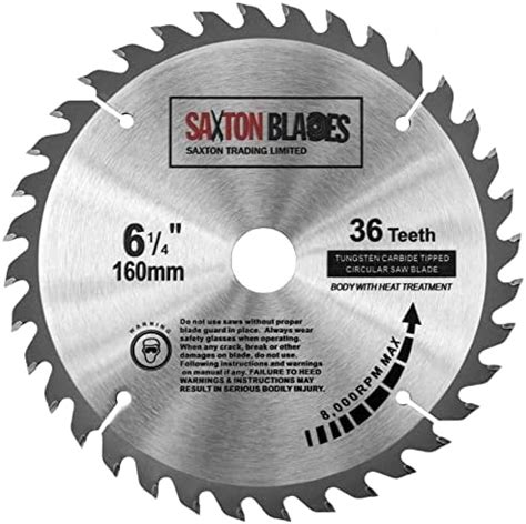 Saxton Lame De Scie Circulaire Tct Mm X Mm X Dents Pour Ts