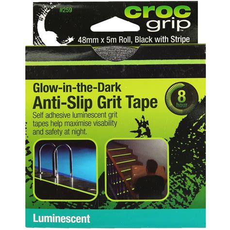 Croc Grip Glow In The Dark Anti Slip Grit Tape Bunnings Warehouse