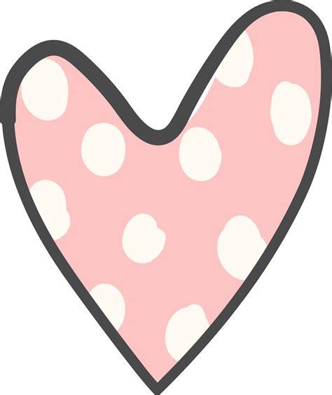 Cute Pink Heart Clipart