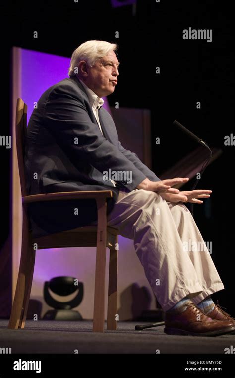 John Simpson BBC News foreign correspondent pictured speaking at Hay ...