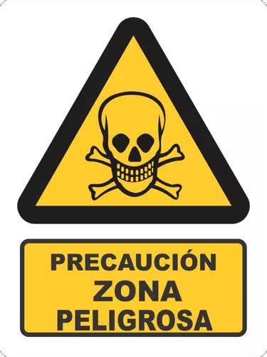 Precaución Zona Peligrosa Señalamiento 30x40 Cm Meses Sin Intereses