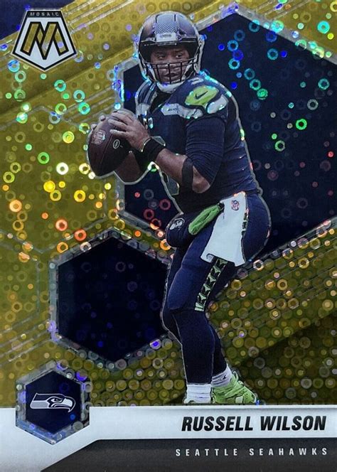 Russell Wilson 2021 Mosaic 179 No Huddle Gold 10 PSA 10 Price Guide