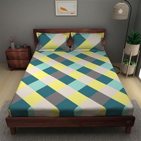 Hopscotch 144tc 100 Cotton Bedsheet Set