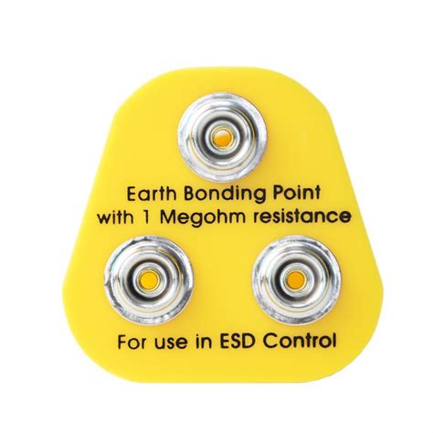 ESD Earth Bonding Points And Bonding Plug EPA Safety