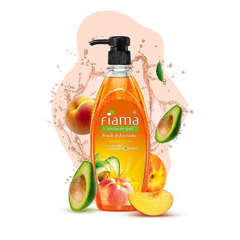 Buy Peach And Avocado Shower Gel 500 Ml Online At Fiama Fdmdsg550