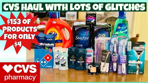 CVS HAUL WITH LOTS OF GLITCHES THIS WEEK DEGREE DEAL AND GLITCH