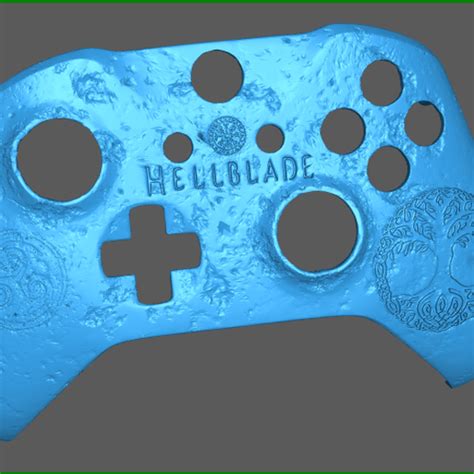 Download Stl File Xbox One S Joystick Faceplate Hellblade • 3d Printing Template ・ Cults