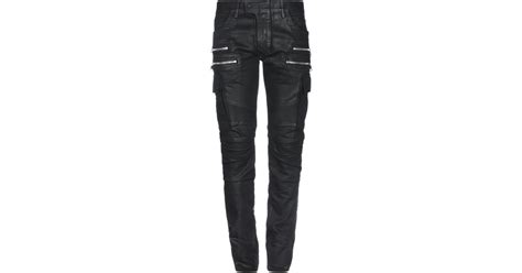 Balmain Denim Pants In Black For Men Lyst