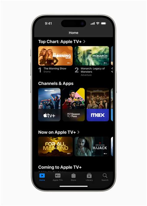 Redesigned Apple TV app elevates the viewing experience - Apple