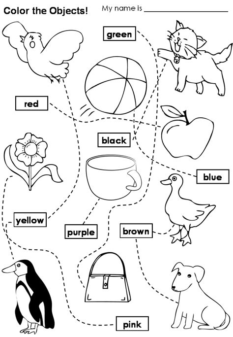 The Colors Worksheets