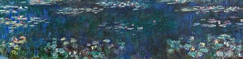 Claude Monet The Water Lilies Green Reflections Painting By Miller