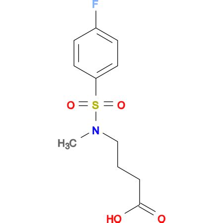 4 4 Fluorophenyl Sulfonyl Methyl Amino Butanoic Acid 10 347694