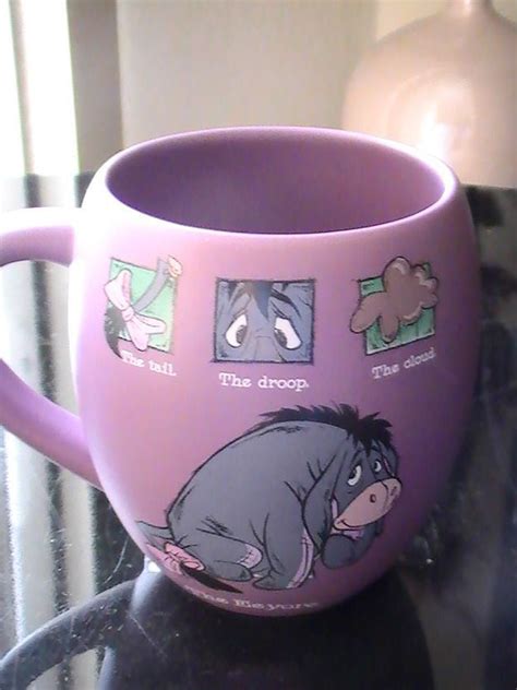 Collectables Eeyore Disney Winnie The Pooh Blue Purple Barrel Tea