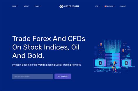 Crypto Ico Landing Page Html Templates Themeselection