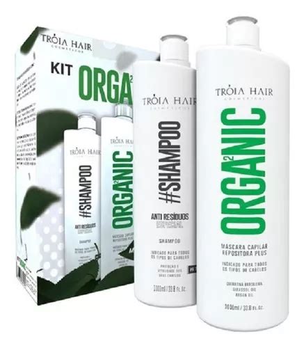 Progressiva Definitiva Organica Tróia Hair Sem Formol 1000ml MercadoLivre