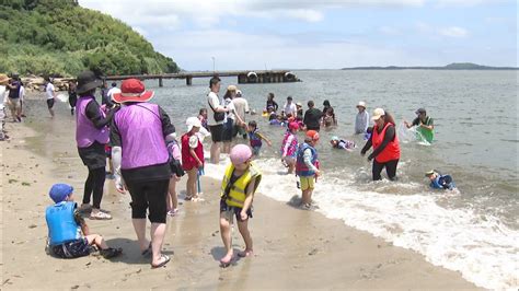 海水の味は「わかめ」？ 福岡県内で1番早い海開き 福岡市西区能古島 Youtube