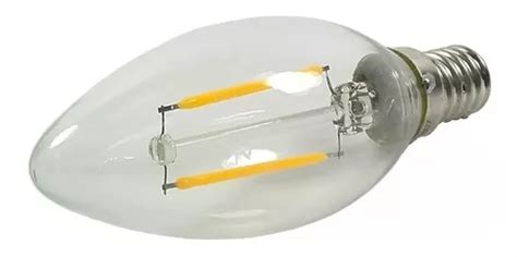 Lampada Led Vela Filamento Lustre E14 2w 2700k 110v Opus MercadoLivre