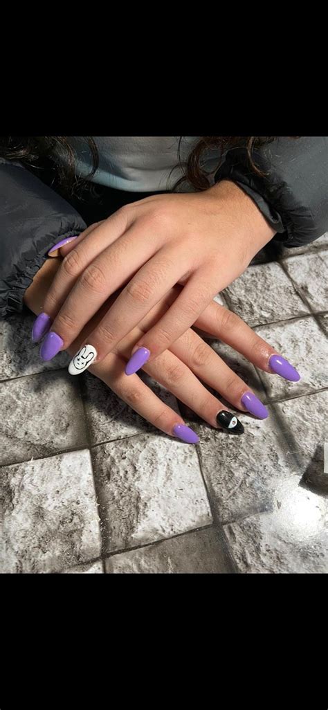 BAD BUNNY NAILS Manicura de uñas Uñas de maquillaje Uñas de gel bonitas