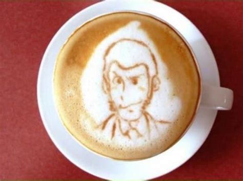 Anime Coffee Art