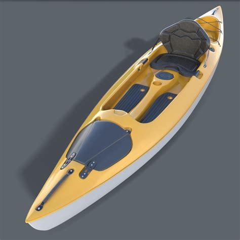 Kayak Realistic 3d Model Cgtrader