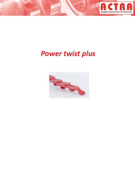 Power Twist Plus Actra Bvactra Bv