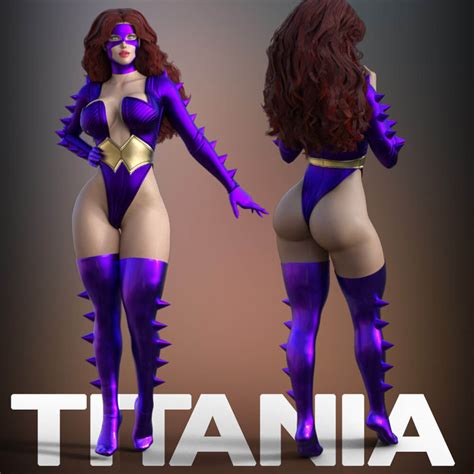 Titania Costume G8F - Daz Content by matteoio