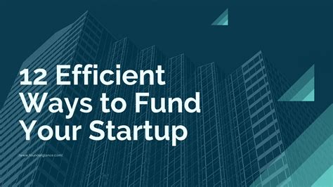 Efficient Ways To Fund Your Startup Must Try Founder Glance